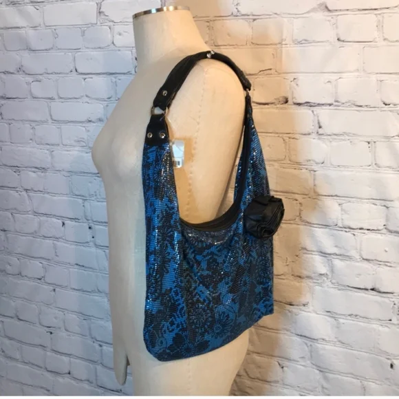 Free Ship--NWT Whiting & Davis 💙🖤 - Picture 5 of 8